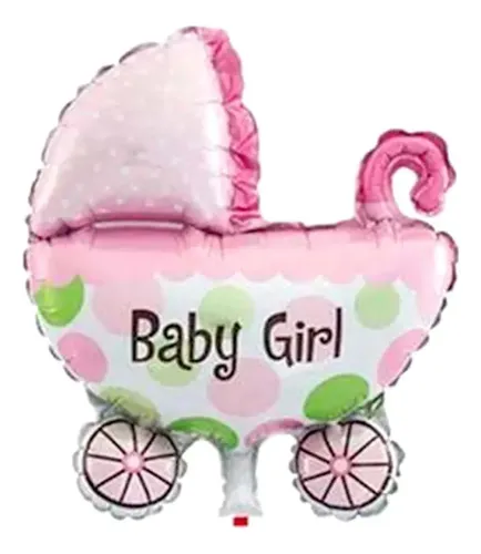 Globo baby shower carriola cochesito