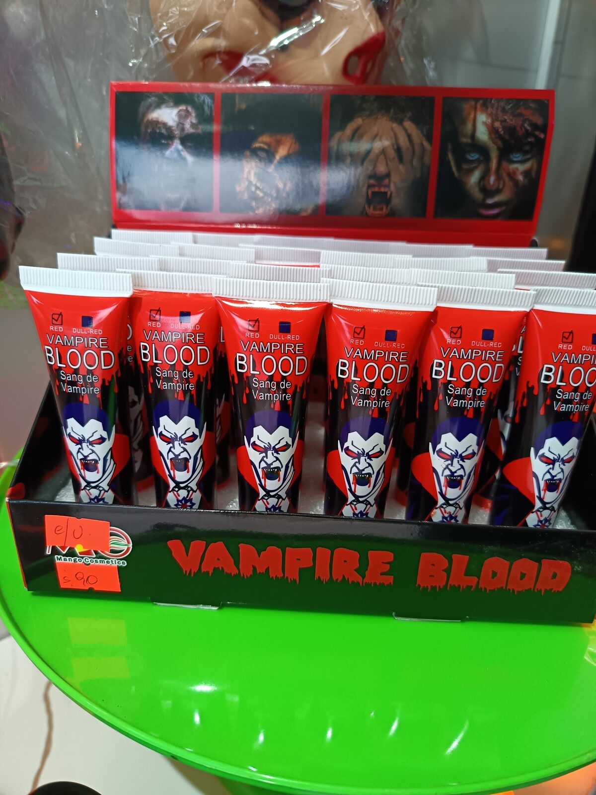 Sangre falsa  vampiro halloween