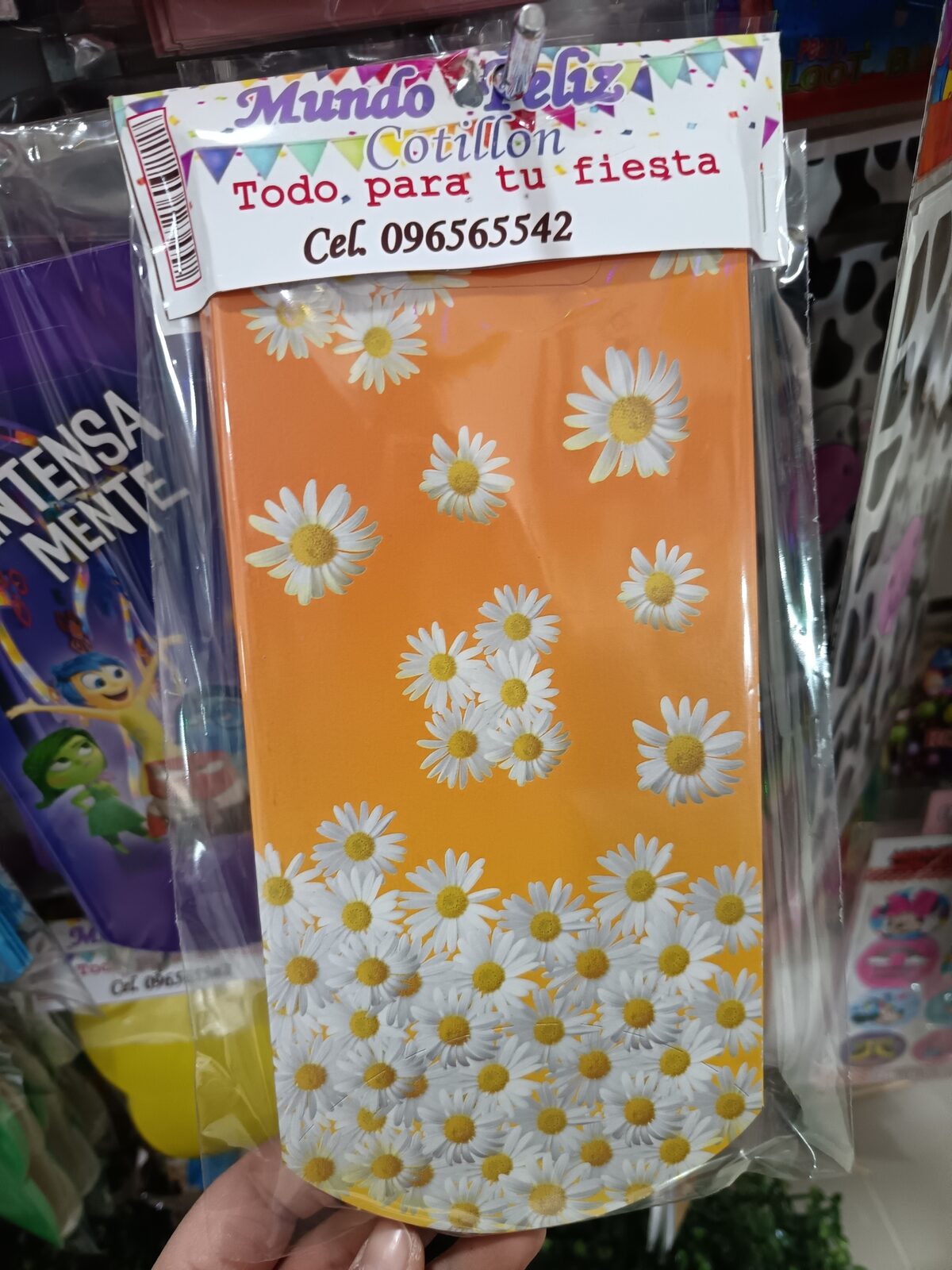 Sorpresitas para cumplaños diseño margaritas x10
