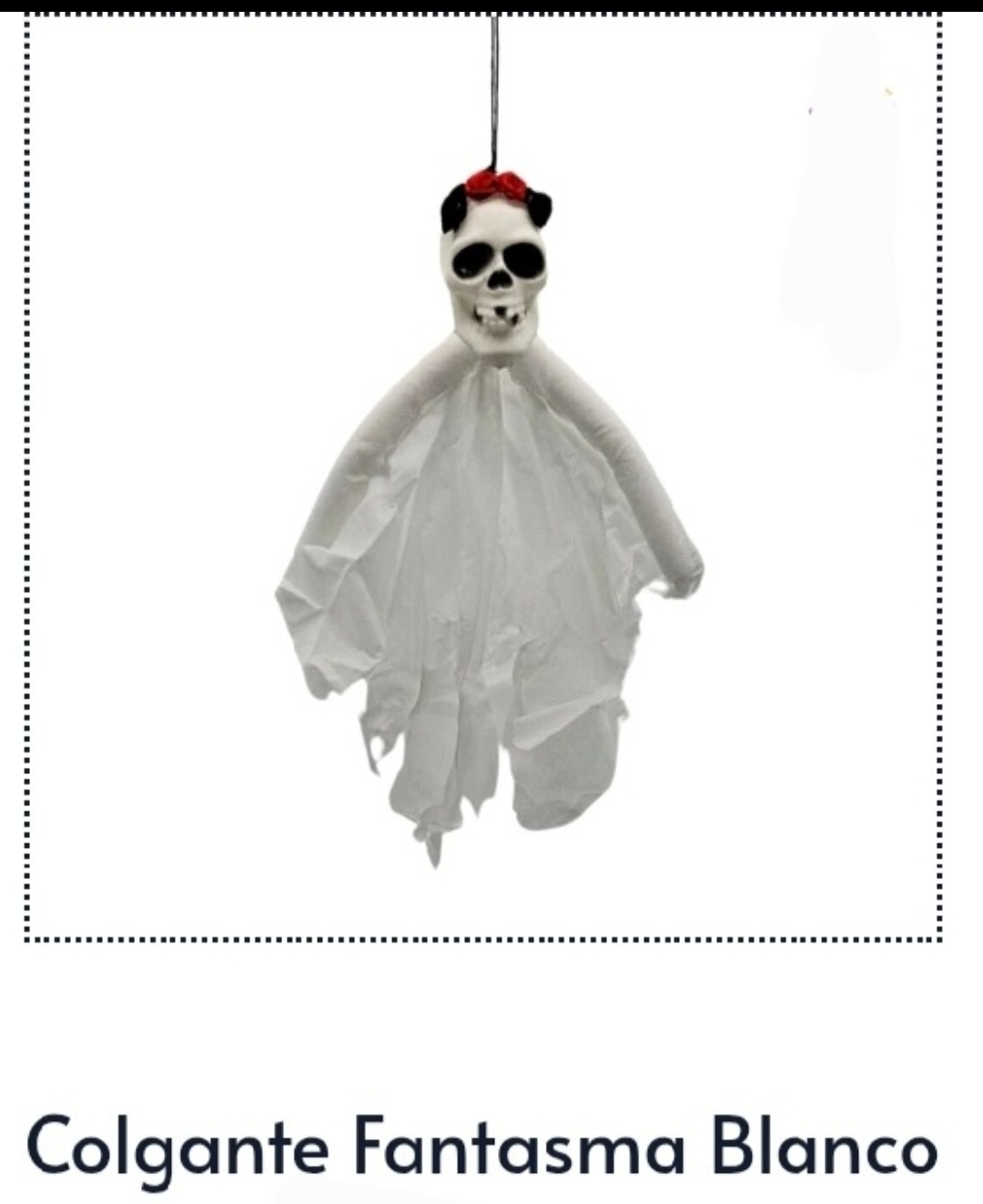 Colgante fantasma blanco