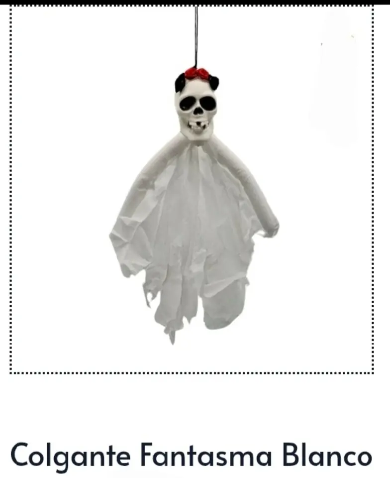 Colgante fantasma blanco