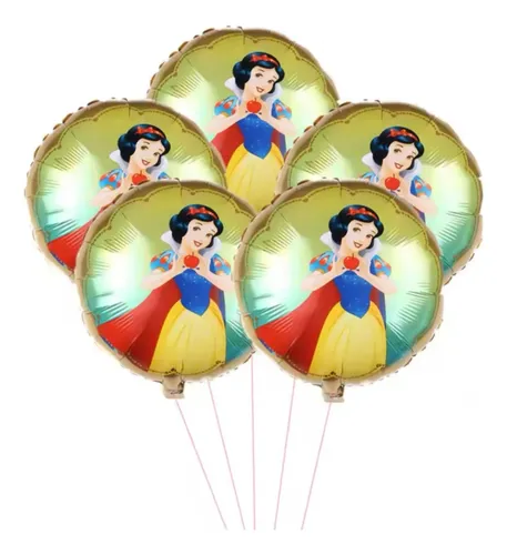 Globo redondo 18" princesa blanca nieve