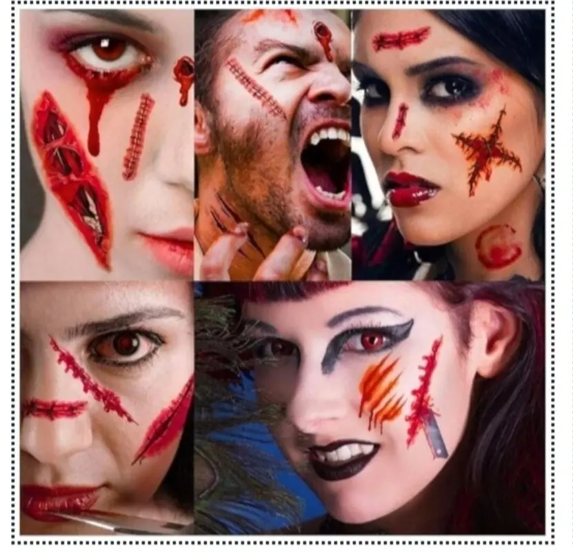 Tatuajes temporales halloween