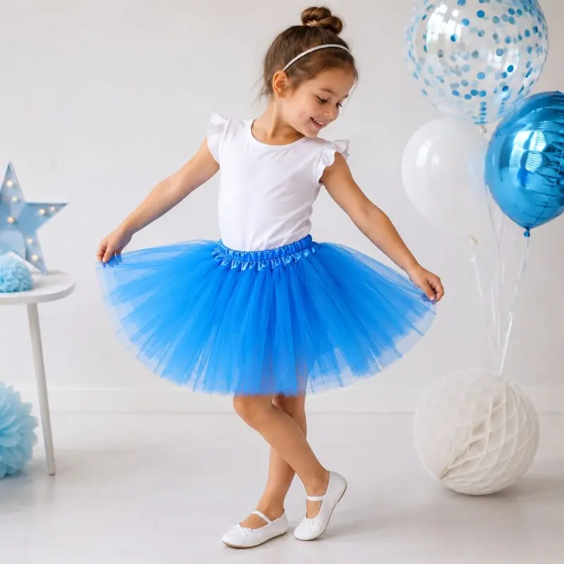 Pollera tutu Tul de niña