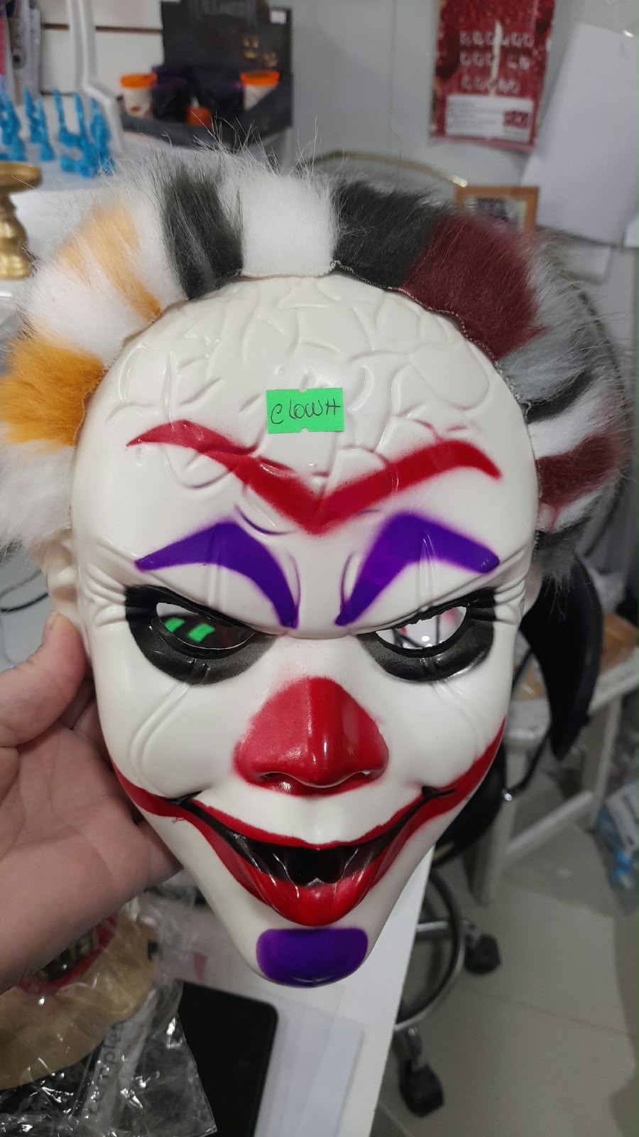 Máscara clow halloween payaso