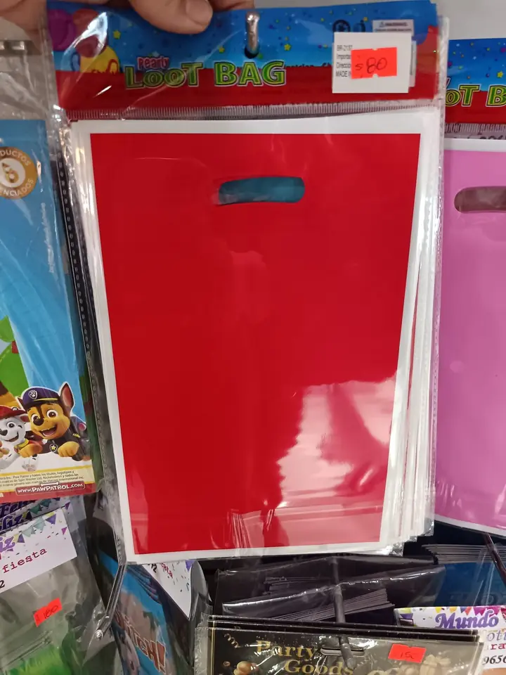Bolsa para sorpresitas clásica x10