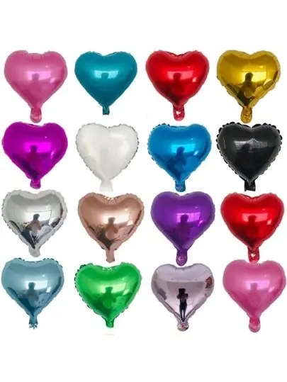 Globo forma corazón 10"