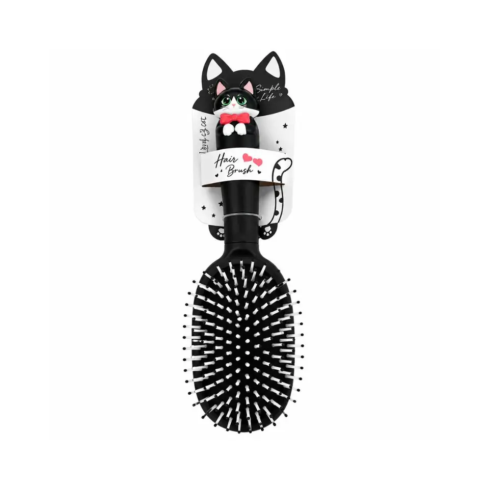 Peine con diseño gatito