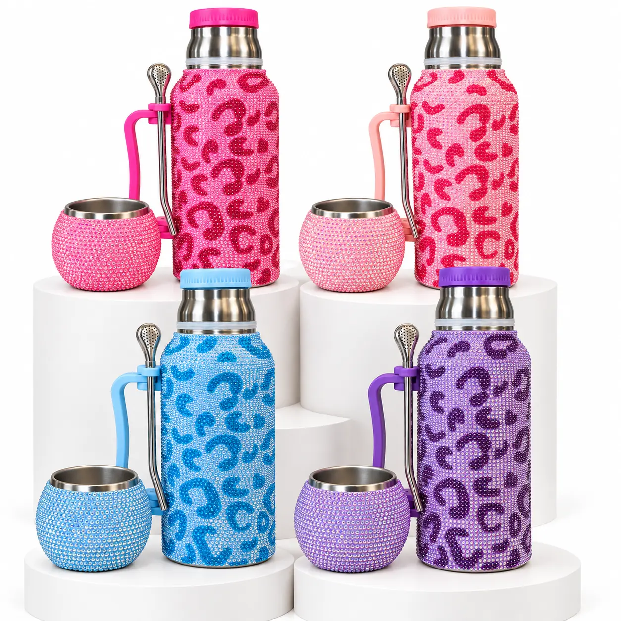Kit Termo, Mate y Bombilla Animal Print
