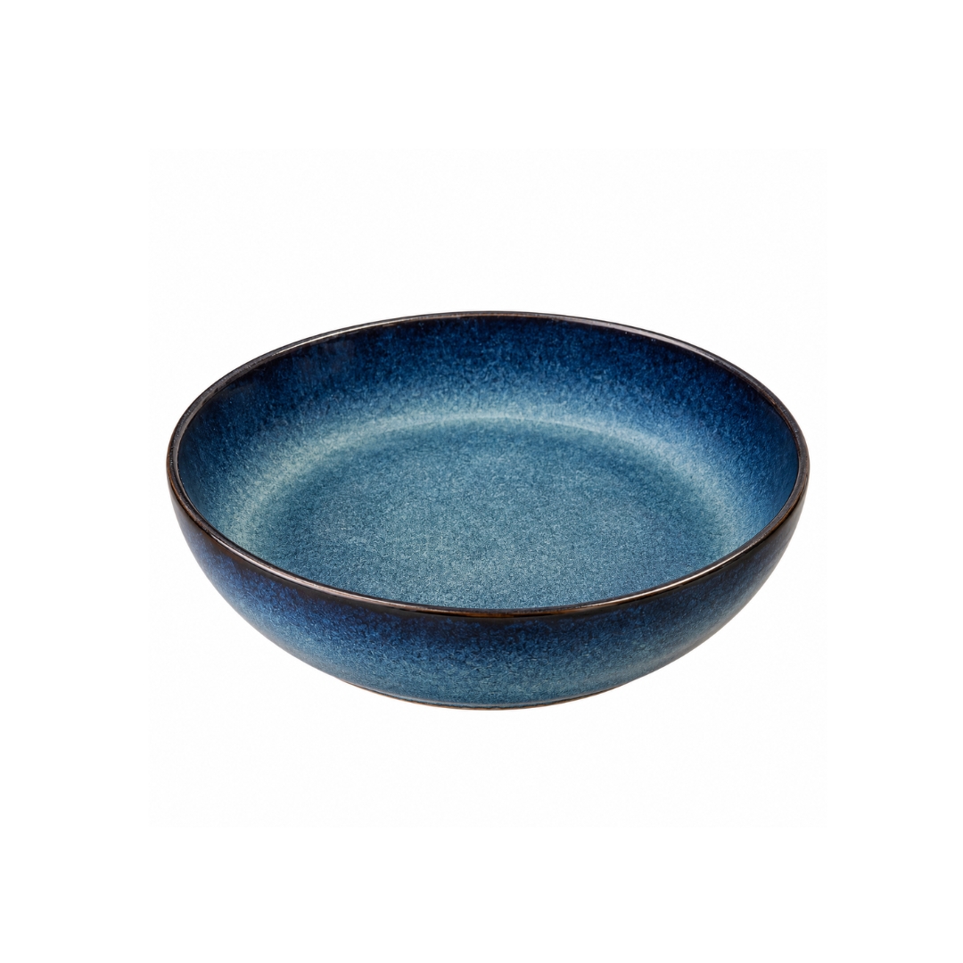 Plato hondo Navy Stone