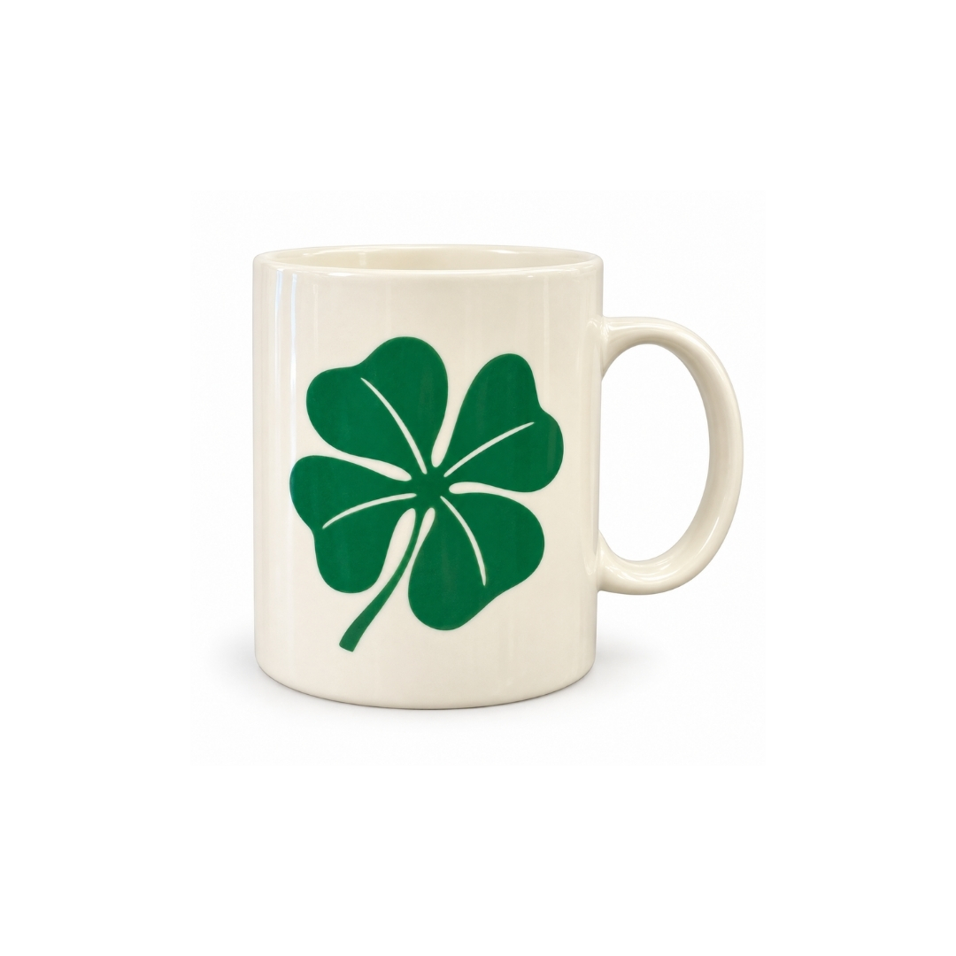 Taza diseño trébol