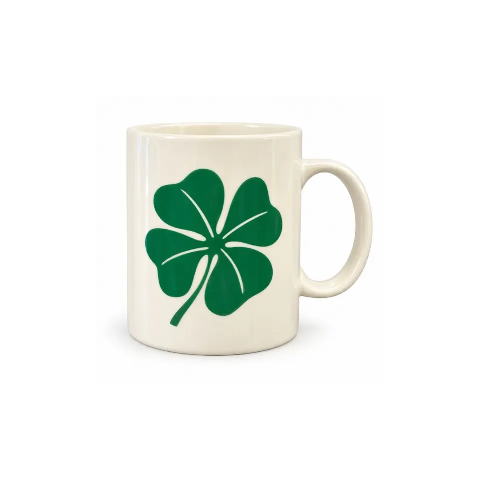 Taza diseño trébol