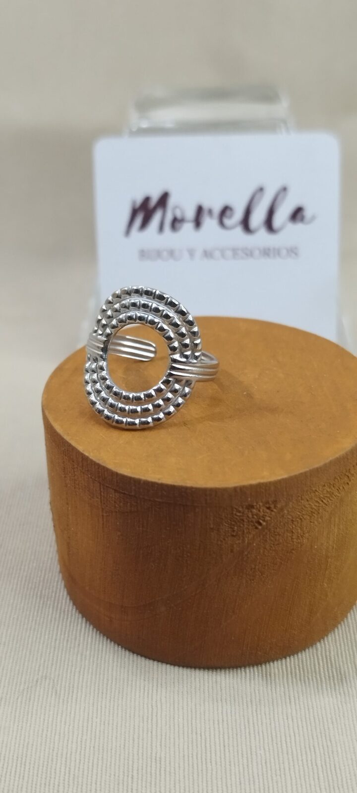 Anillo ajustable en acero quirúrgico