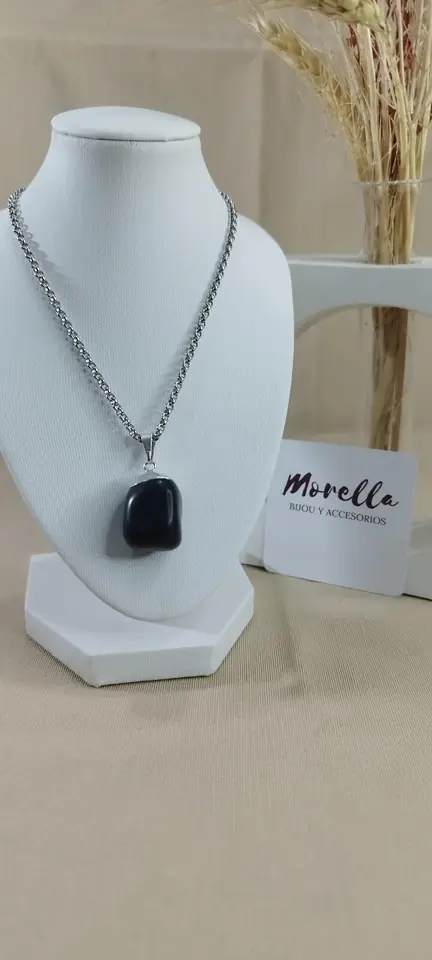 Cadena  con dije onix
