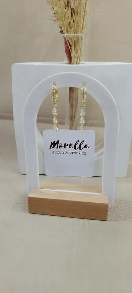 Aros pequeños con brillo