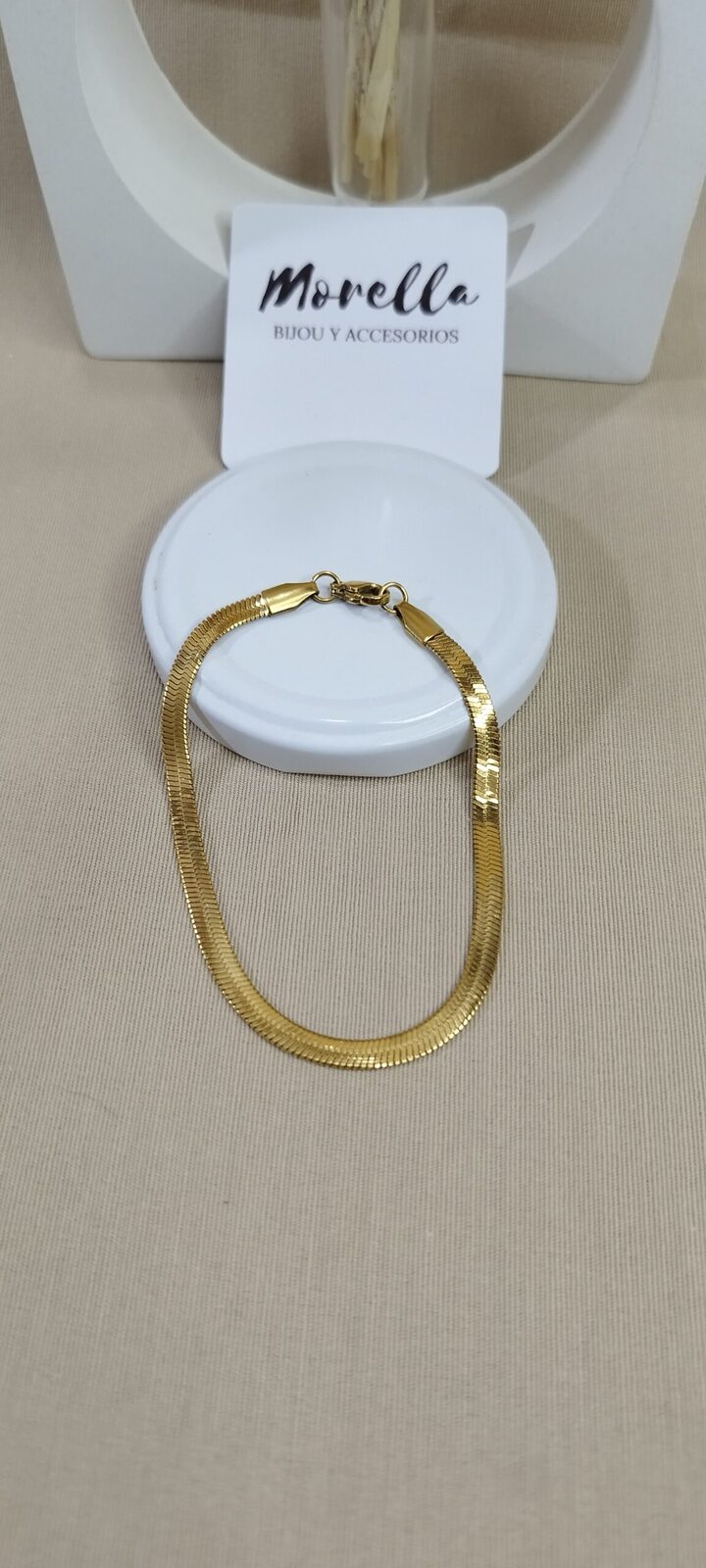 Pulsera serpiente (dorada)