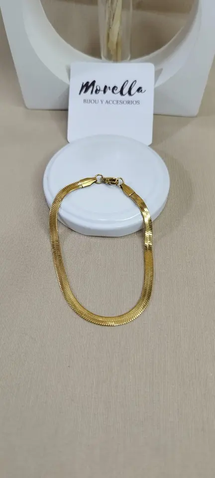 Pulsera serpiente (dorada)