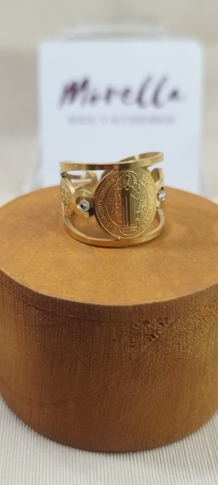 Anillo San Benito (dorado)