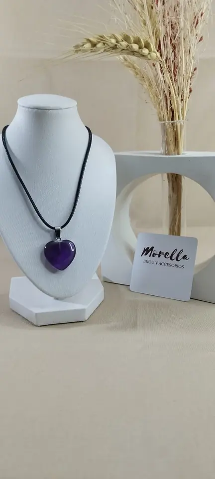 Cordón con dije de amatista