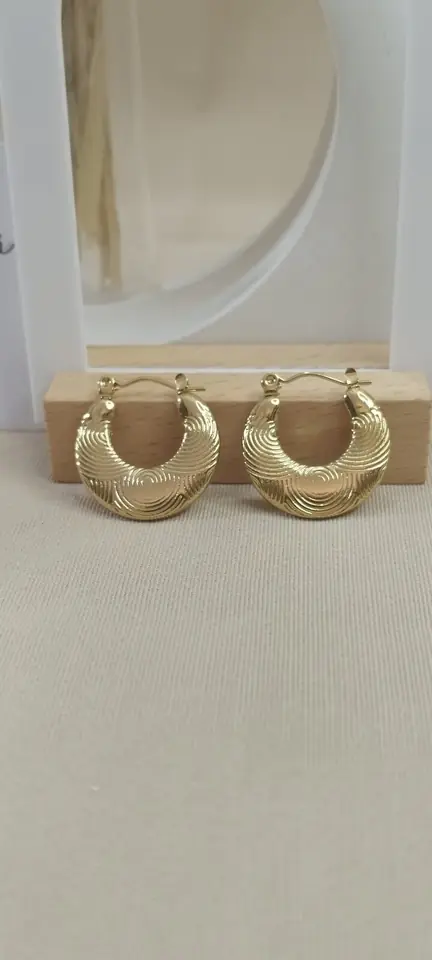 Aros medianos labrados