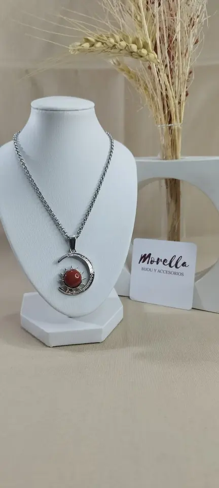 Cadena con dije ojo de tigre