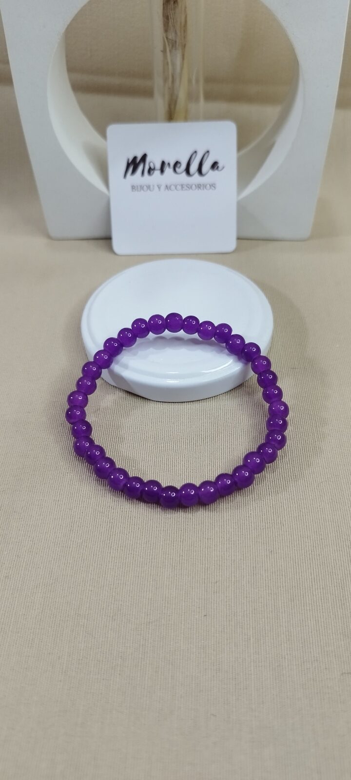 Pulsera 6 mm en amatista