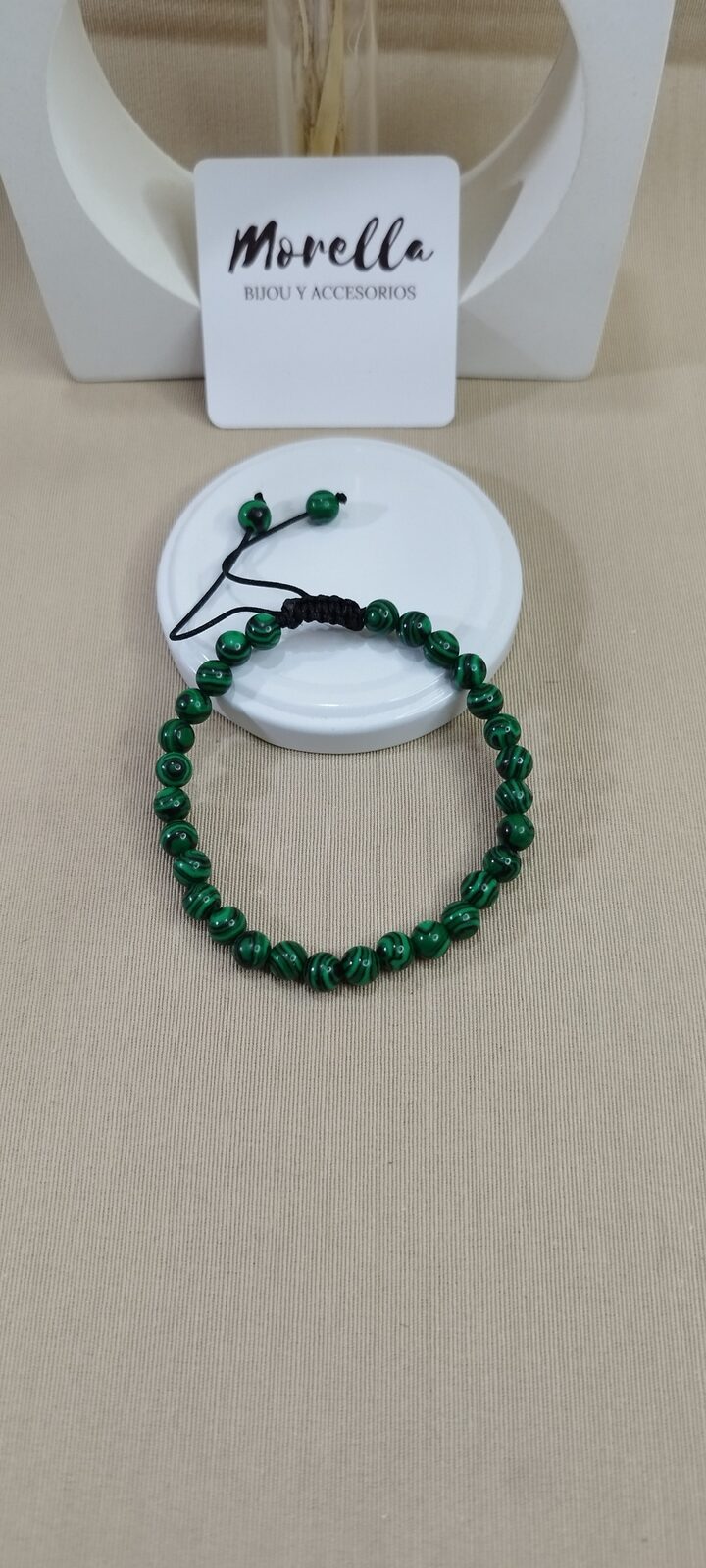 Pulsera 6 mm Malakita