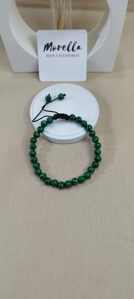 Pulsera 6 mm Malakita