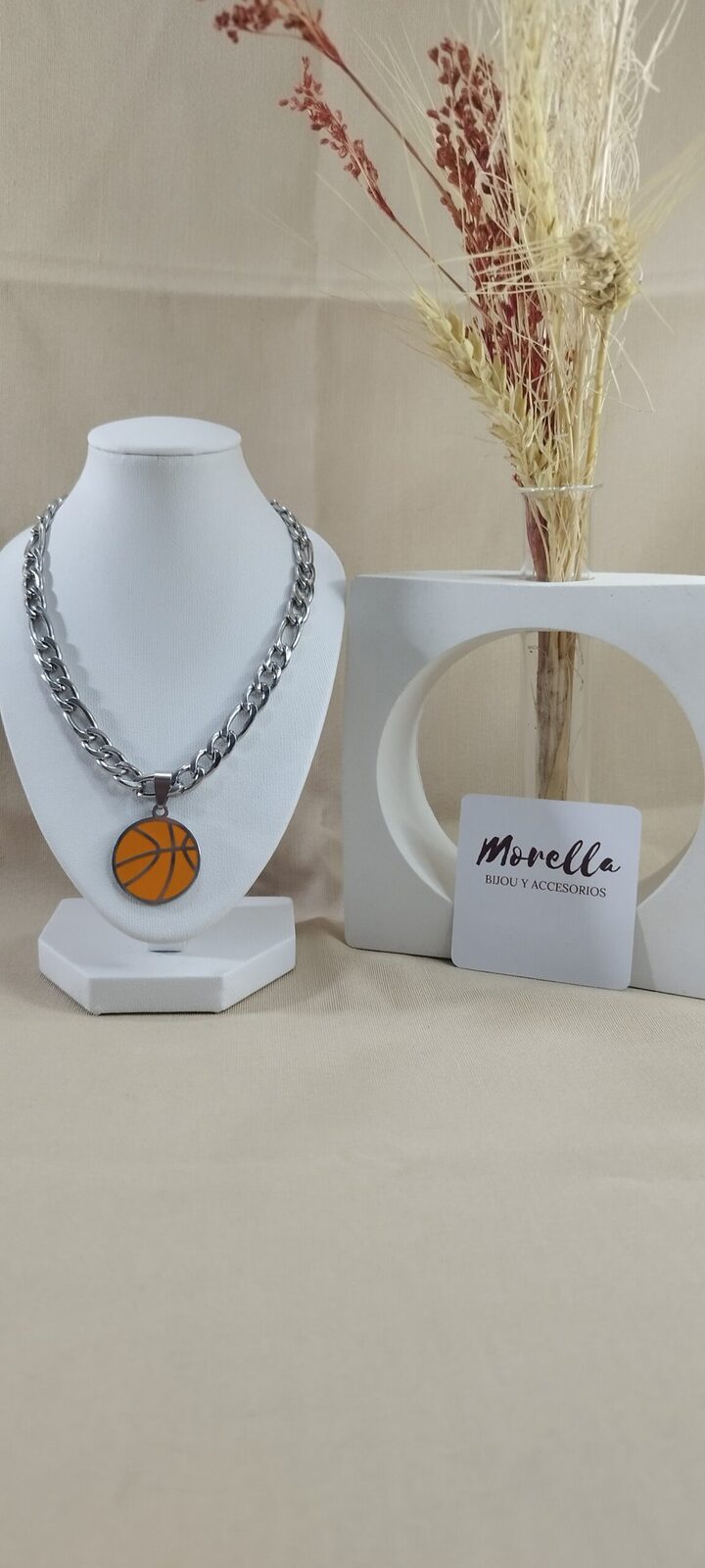 Cadena con dije basketball