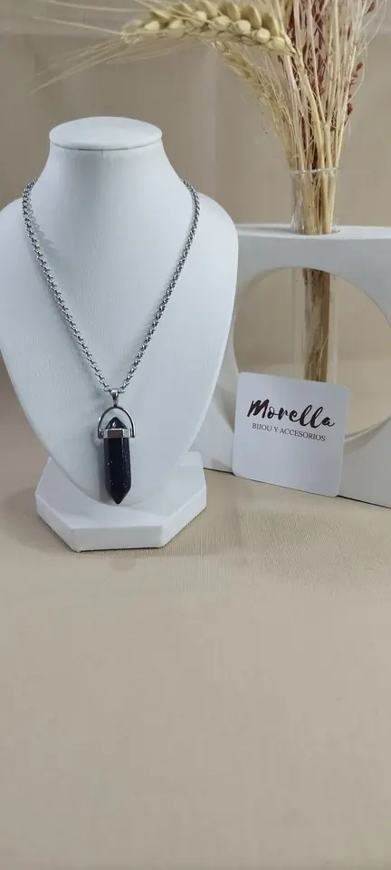 Cadena con dije lluvia de estrellas