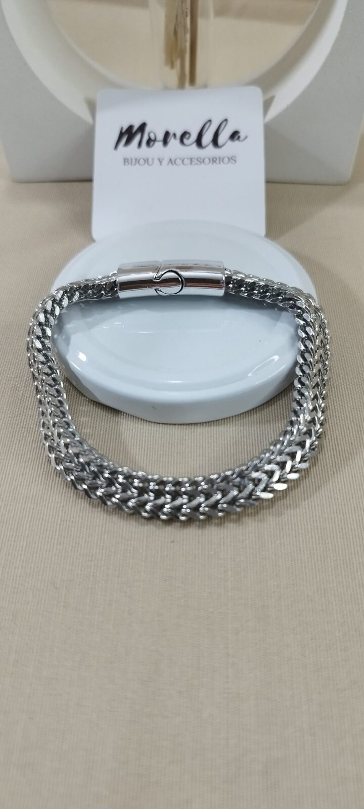 Pulsera plateada