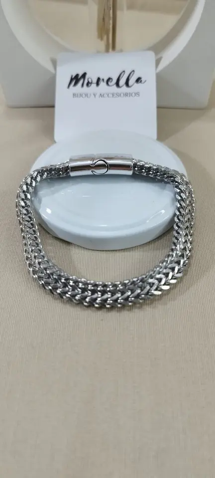 Pulsera plateada