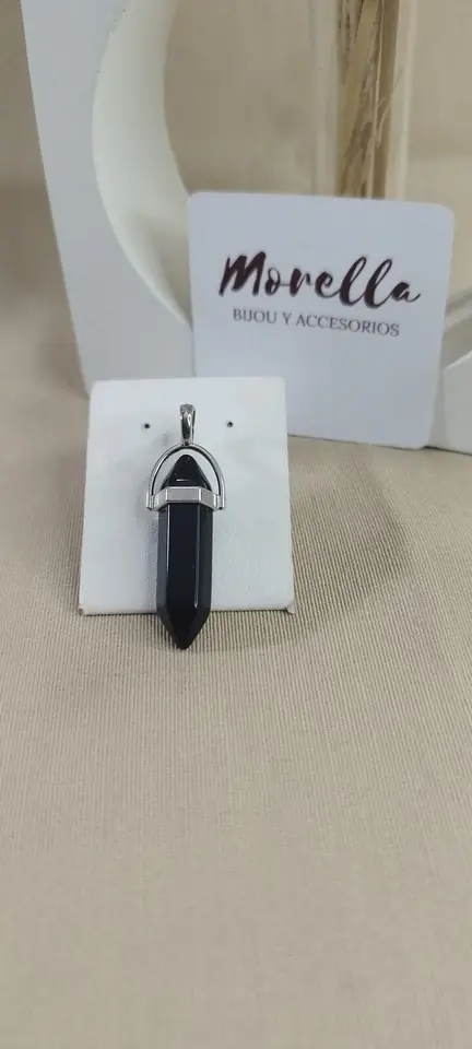 Dije obsidiana negra