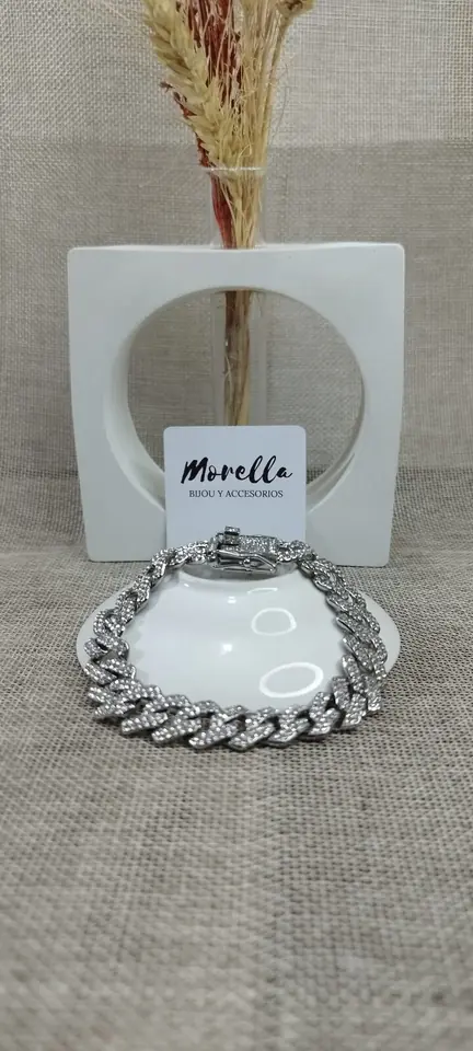 Pulsera cubana gruesa