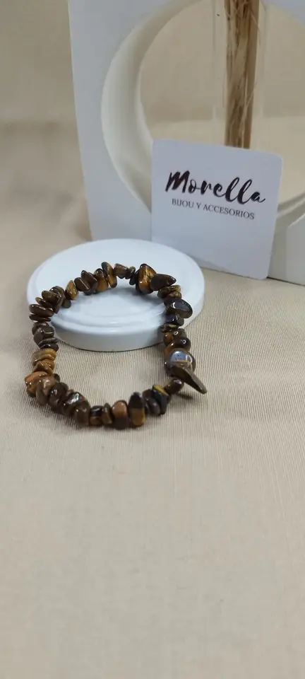 Pulsera escalla ojo de tigre