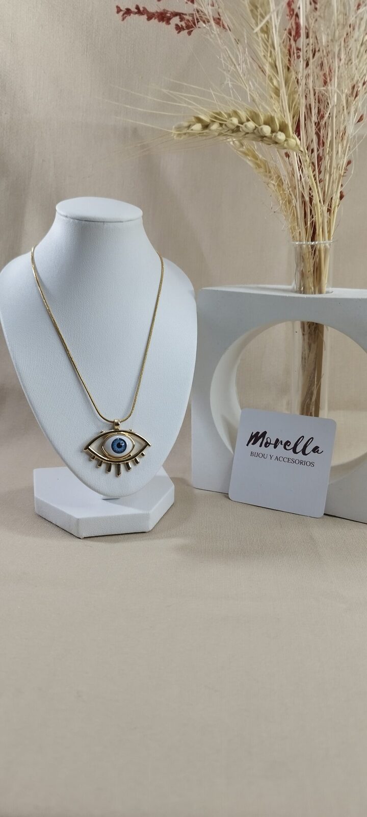 Cadena con dije ojo turco