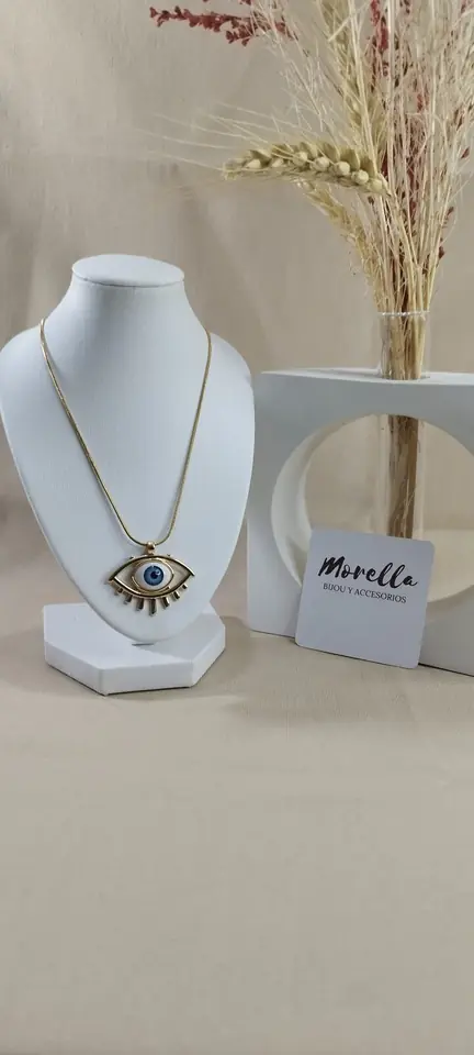 Cadena con dije ojo turco