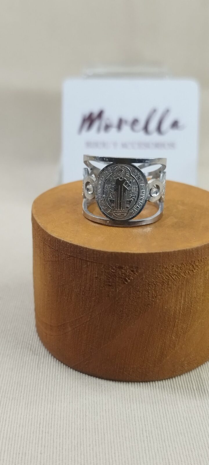 Anillo San Benito (plateado)