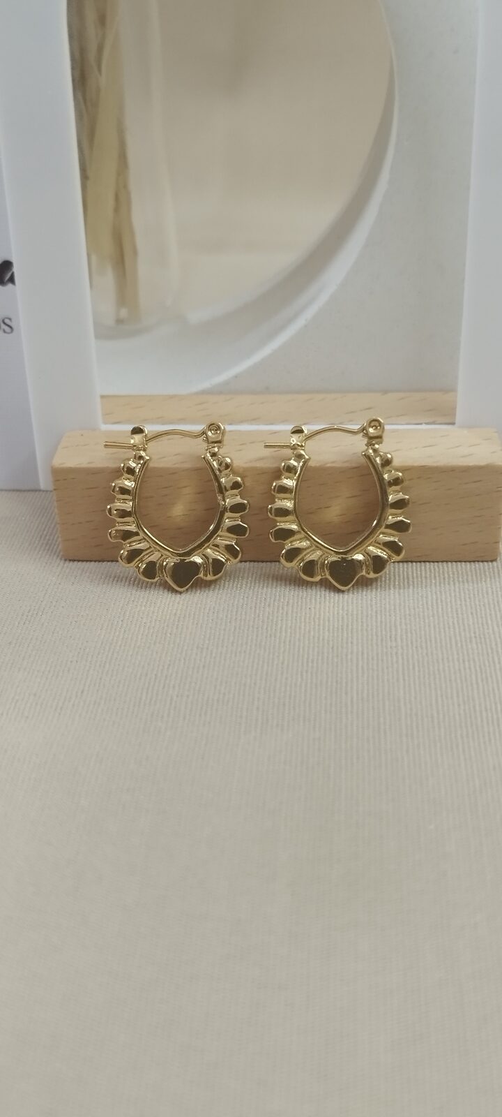 Aros con figura de corazón