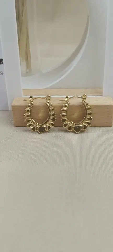 Aros con figura de corazón