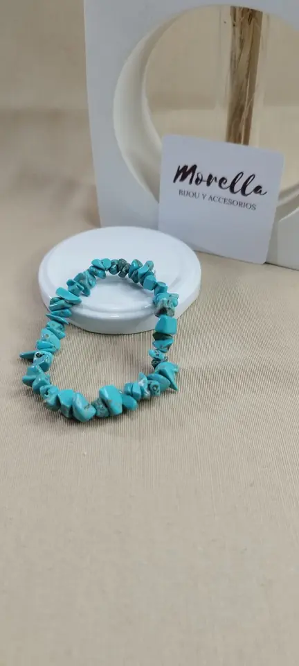 Pulsera en piedra turquesa