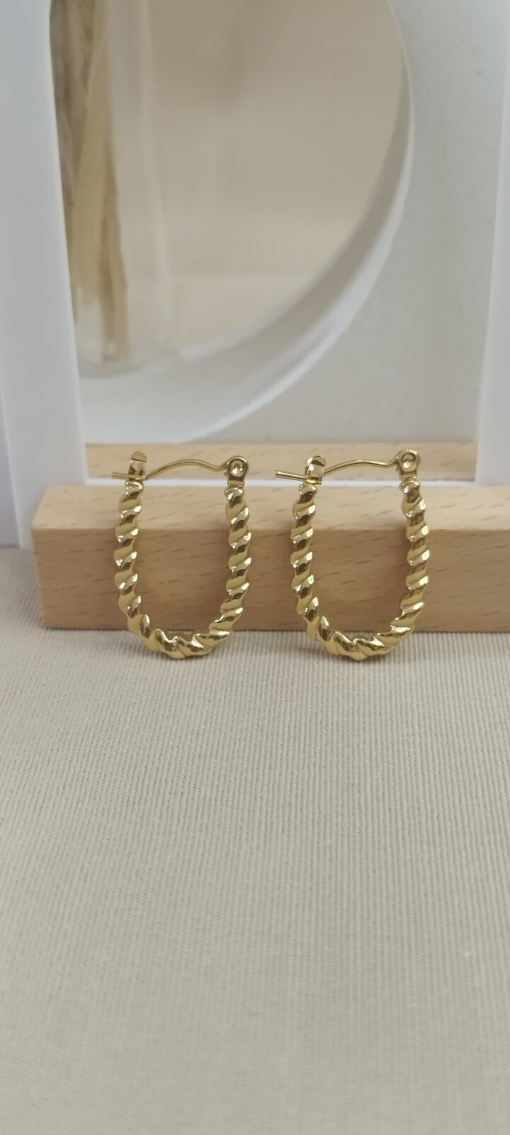 Aros ovalados torneados