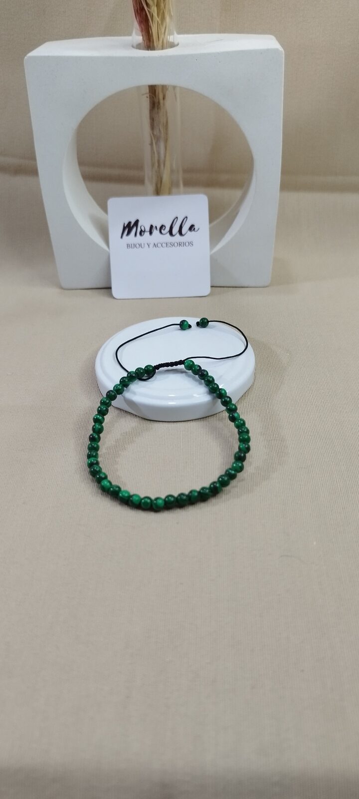 Pulsera 4 mm Malakita