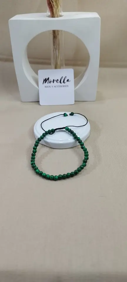 Pulsera 4 mm Malakita