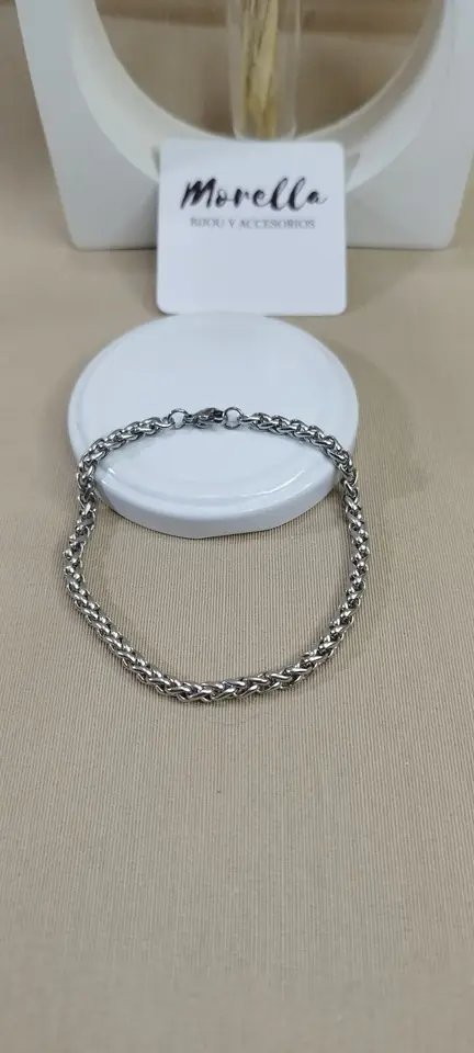 Pulsera espiga (plateada)
