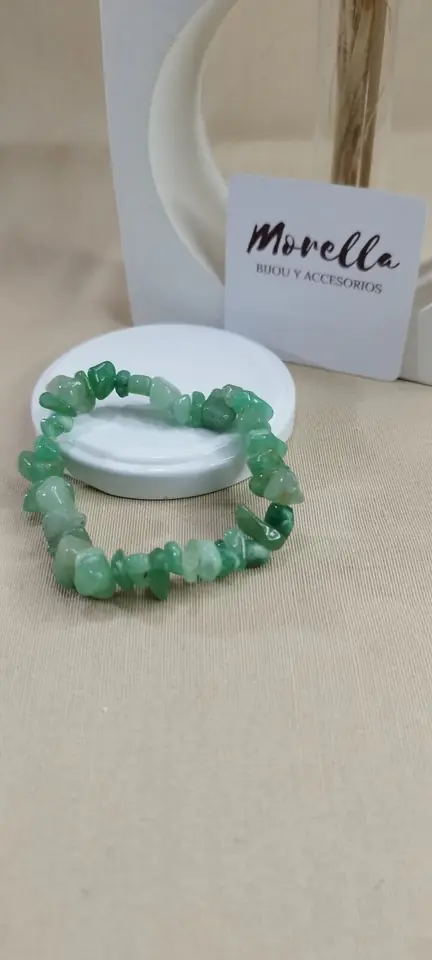 Pulsera en cuarzo verde