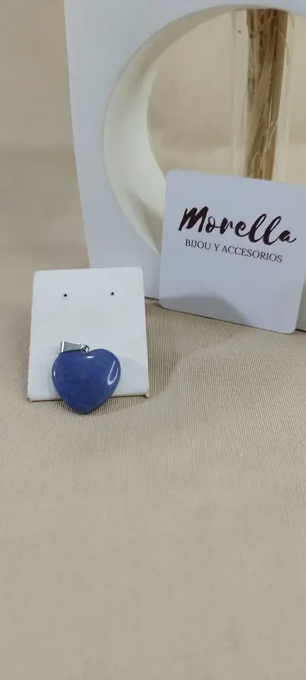Dije en cuarzo azul