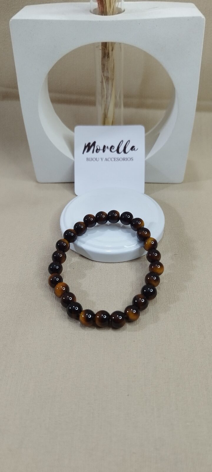 Pulsera 8 mm Ojo de tigre