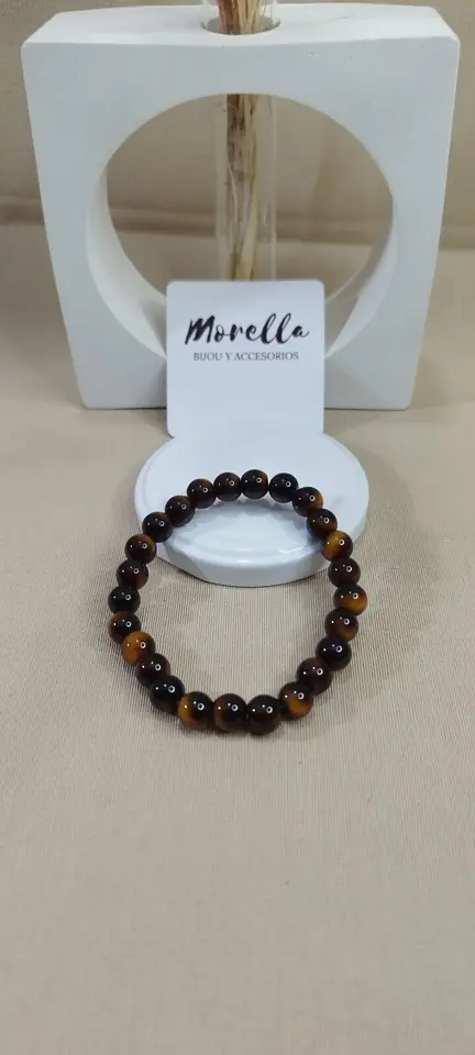 Pulsera 8 mm Ojo de tigre