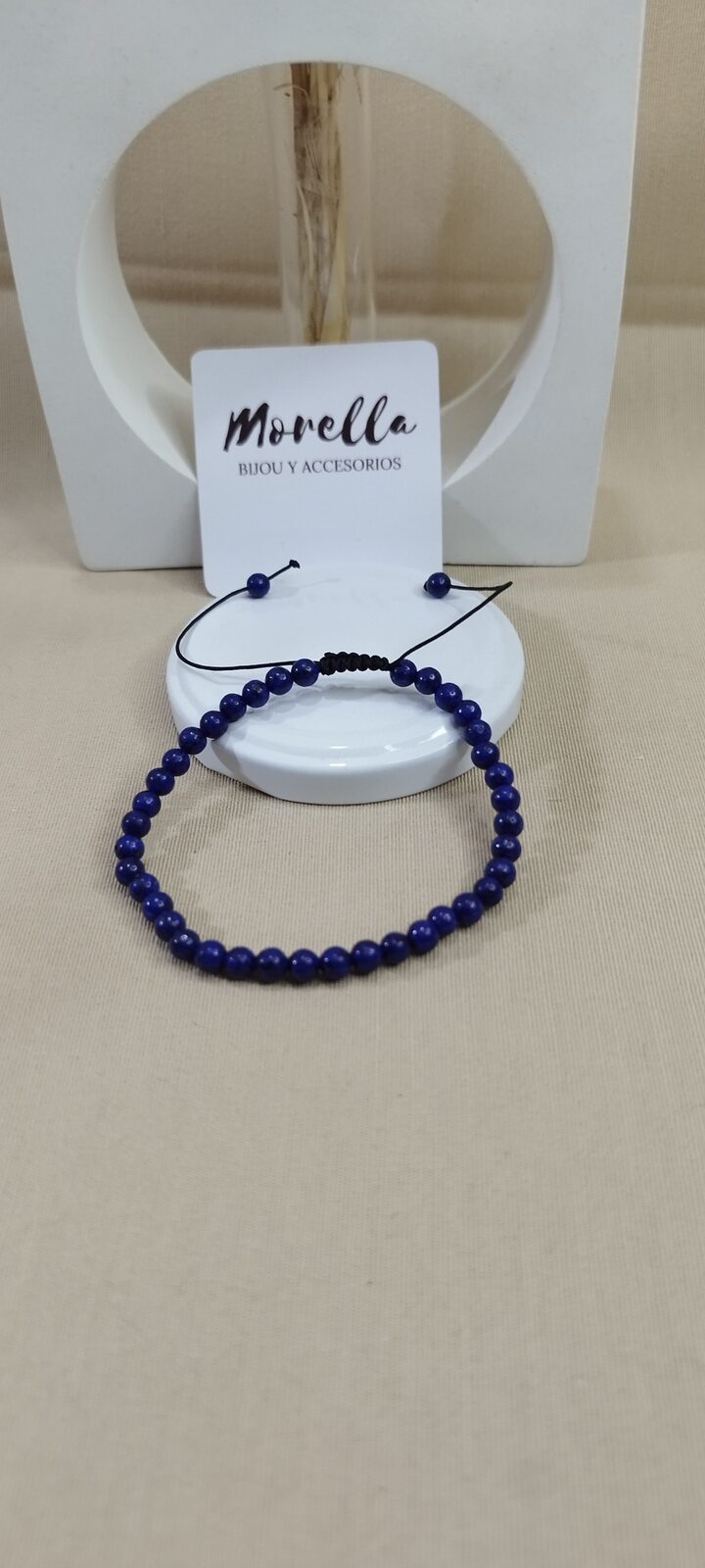 Pulsera 4 mm Lapislázuli